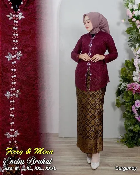spesial promo murah Setelan Kebaya Wisuda Moden Hijab Remaja Style