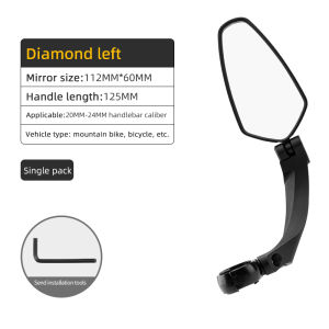 ROCKBROS Bicycle Handlebar Rear View Mirror Bike Cycling Wide Range Backsight Reflector Adjustable Left Right Bike Mirror
