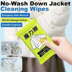 【Wash Free】Quick Decontamination Clothes Stain Removal Wipes Camellia Portable Cleaning Wipes No Trace No Hurt Clothes