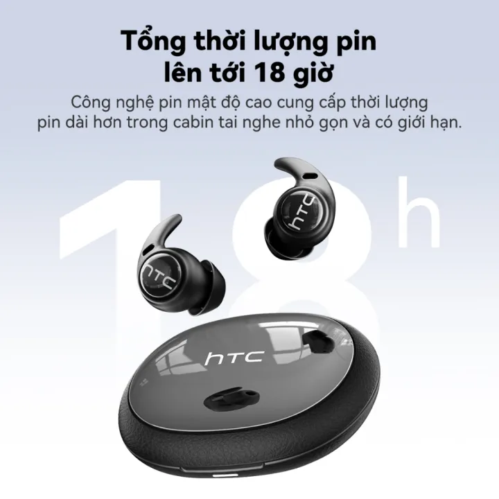 HTC NE76 AI Translation Tai nghe Bluetooth 6.0, tai nghe ASMR hỗ trợ giấc ngủ, dịch thuật thời gian thực, khử tiếng ồn, chất lượng âm thanh HiFi độ nét cao, giảm nhiễu cuộc gọi và tích hợp micro | BigBuy360 - bigbuy360.vn