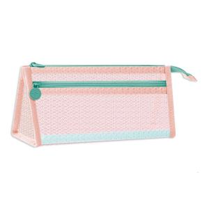 Pen Case Clear Pencil Bag Pencil Case Large Capacity Pen Bag Double Layers Mesh Pen Organizers