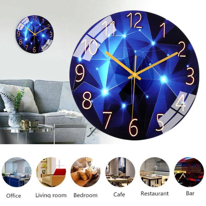 Quartz Movement Modern Wall Clock Modern Living Room Wall Clock Modern ...