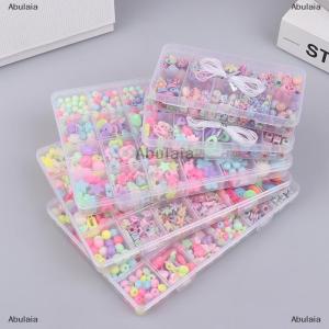 [COD] Abulaia 1 Set Creative Loose Spacer Beads Making Bracelet Necklace 10 24 Grid Girl Jewelry Kit Toy DIY Handmade Beaded Childrens Toys Gift