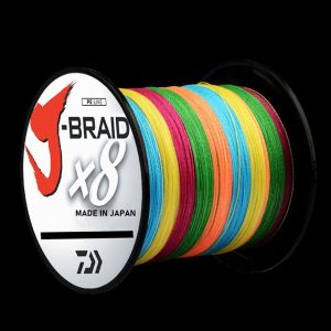 Daiwa 8 Strand 300M Japan Super Strong PE Braided Fishing Line Tali Pancing Thread Braid Thread 8 Braid Fishing Line Fishing Braided Lines PE Braided Line PE LINE Bait Line