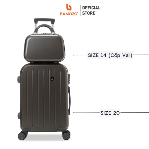 Vali Du Lịch Bamozo 8812 Thời Trang Vali kéo Nhựa ABS Cao Cấp Bảo Hành 5 Năm - Lỗi 1 Đổi 1 Trong 30 Ngày