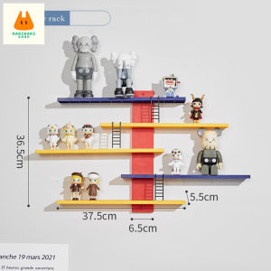 Wall-Mounted Figure Display Rack Toy Doll Storage Shelves Floating Shelves Container Self 置物架 壁挂