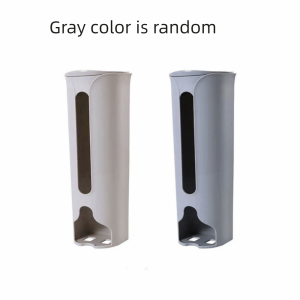 SIDSI จุได้มาก กล่องเก็บถุงขยะ ประหยัดพื้นที่มาก พลาสติกทำจากพลาสติก ที่จ่ายถุงขยะ ภาชนะใส่ของกระจุกกระจิก อุปกรณ์ติดผนัง เครื่องจ่ายถุงของชำ อุปกรณ์สำหรับหอพัก