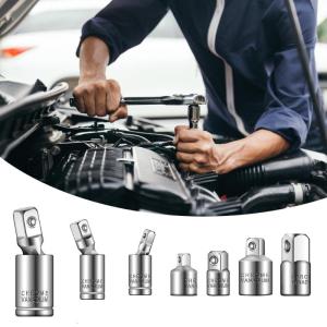 7pcs ổ cắm Adapter & khớp nối tổng thể Bộ Ratchet Adapter thiết lập nâng cấp để sử dụng hiệu quả với 1/2 3/8 1/4 ratchets