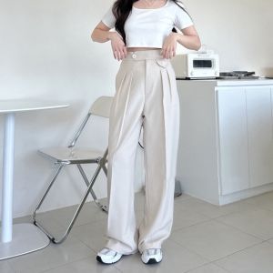 Gaya Gaol - Loose Pants Korea Style / Cullote Pants Highwaist Import / Celana Kulot Panjang Wanita E.72