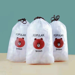 Combo 500 cái Túi màng bọc thực phẩm  chất liệu PE co dãn có chun siêu dai