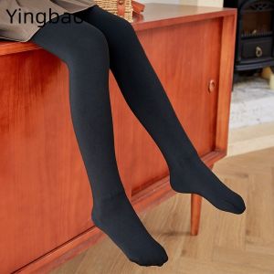 Yingbao Toddler Girls Fleece Lined Leggings Thick Thermal Tights Full Length Pants Kids Winter Warm Leggings