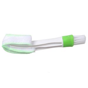 Double Ended Microfiber Vent Duster Cleaning Brush Automotive Air Conditioner Duster for Car Air Outlets Dust Collector