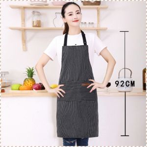 กระโปรงทํางาน บางและเบา กระโปรง ระบายอากาศได้ ป้องกันการเปรอะเปื้อน คุณภาพสูง ลายทาง แห้ง ทนทาน