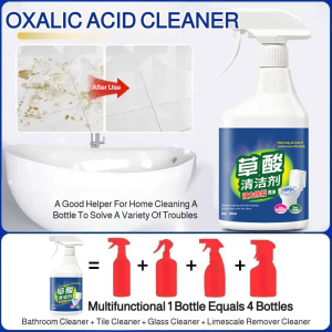 Multifunction Cleaning Fluid Oxalic Acid Cleaner Wide Range Of Application Scenarios Descale Stain Removal And Yellowing Kitchen Cleaner Household Cleaners Applicable Scenes