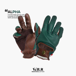 WJ Leather - Sarung Tangan Kulit - Alpha Army Brown