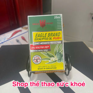 DẦU KHUYNH DIỆP CON Ó EAGLE BRAND EUCALYPTUS OIL PLUS + 25ML - HÀNG NHẬP KHẨU SINGAPORE