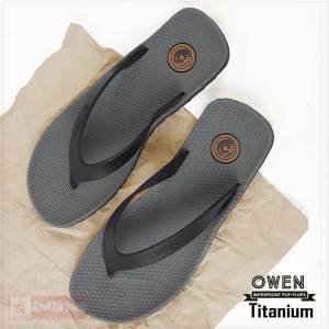 Official Amkha Shop - Sandal CAMOU OWEN Sandal Pria Sandal Jepit Sendal Flip Flop Kasual Full Karet