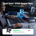 UGREEN Uno 65W GaN Charger 3Ports 2C1A- 65W Fast Charger forSamsung S26 Ultra S25 Ultra iPhone 16 Pro Max iPhone 17 Pro Max  iPhone 16 Pro Max iPhone 17 Pro Max iPhone 15 Pro Max，iPhone 13，HUAWEI， Samsung S26 Ultra S25 Ultra，Xiaomi. 