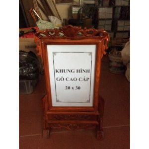 khung ảnh thờ gỗ hương sỉ lẻ (20x30) lòng khung