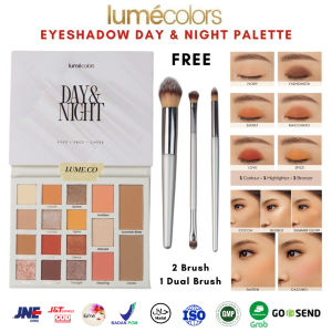 Lumecolors Day Night Palette Eyeshadow Bundling Lipcoat and Eyeconic Duo