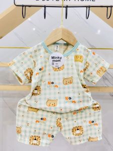 BỘ CỘC TAY MINKY MON CHẤT TĂM LẠNH MỀM MỊN CHO BÉ TRAI BÉ GÁI FROM TỪ 5 TỚI 18KG