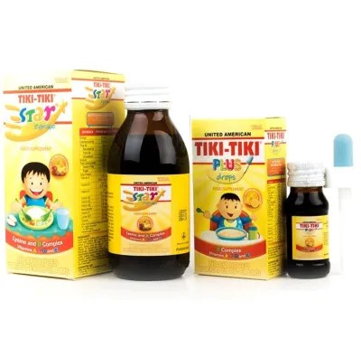 Tiki Tiki Syrup 120ml 60ml 30ml 15ml Drops