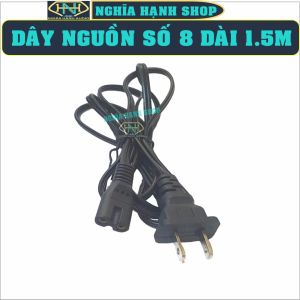 Dây nguồn số 8 dài 0.8M 1.5M Dây nguồn máy PS2 PS3 Dây sạc loa kéo quạt sạc