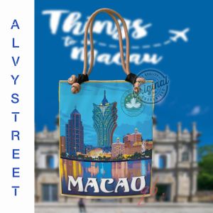 ALVYSTREET | Totebag Single Macau | Printing High Quality | Terbaru | Grosir | 2 Motif