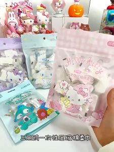 Tuala Muka 可爱卡通一次性压缩毛巾洗脸巾 Face Towel Compressed Pack 旅行便携小包柔软洁面巾 Towel Disposable Cotton Travel Pack