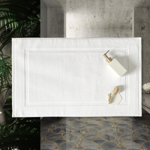 【SG】Bathroom Floor Mat Machine Washable Pure Cotton Mat Bath Mat Hotel Floor Mat Bathroom Toilet Mat Washable Absorbent Mat