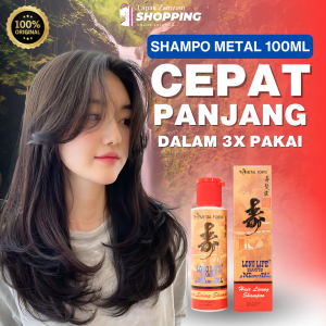 Sampo Penumbuh Rambut - Shampoo Penumbuh Rambut Cepat Pelurus Anti Ketombe Metal Fortis 100ml