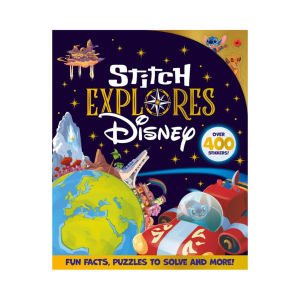 Stitch Explores Disney 400+ Stickers Activity Book With Fun Facts & Puzzles For Kids