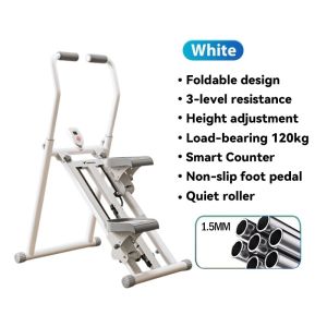 Indoor Climbing Machine Stepper - Multi-Functional Climbing Frame for Home Workout Adjustable Mountaineering Fitness Equipment with Smooth Operation Ideal for Cardio Training Leg Toning & Full-Body Exercise Compact Design & Easy to Store