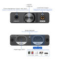 AIYIMA หูฟังพกพา H2เครื่องขยายเสียงไฮไฟเครื่องขยายเสียงหูฟัง DAC PCM 384Khz/32bit DSD 256ถอดรหัส AUX Balanced 3.5/4.4MM Outp. 