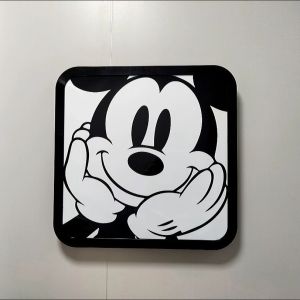 Sincecu Elegant Waterproof Wall-Mounted Bathroom Storage Cabinet with Mural Design Bathroom Mural Storage Box Waterproof Perforation-free Wall Hanging Folding Storage Cabinet