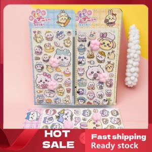🚚【Local Express Delivery】🚚 1Pcs Kawaii Chiikawa Animal Soft Cats Paw 3D Decor Stickers DIY Laptop Scrapbook Phone Case Decor Decals Decompression Gifts