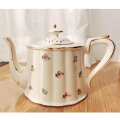 {SG} Vintage Porcelain Ceramic Teapot Set Hari Raya English Tea Set/European Tea Set of Tea Pot Tea Cup and Saucer Tea Cup Set New Year Gift. 