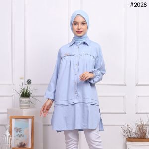 99 Long Tunik atasan Wanita dewasa premium bahan cotton yokka one size (28)