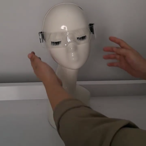 อนาคตแว่นตาอะคริลิคแก้วมีแสง LED แบบชาร์จไฟได้แว่นตาสำหรับทุกเพศชุดเทศกาลสำหรับการแสดงเต้นรำ