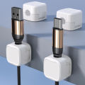 Gratis Semua - Organizer Klip Kabel Magnetic / 3 PCS Cable Holder Set / Penyimpanan Kabel Winder / Bracket Kabel Klip. 