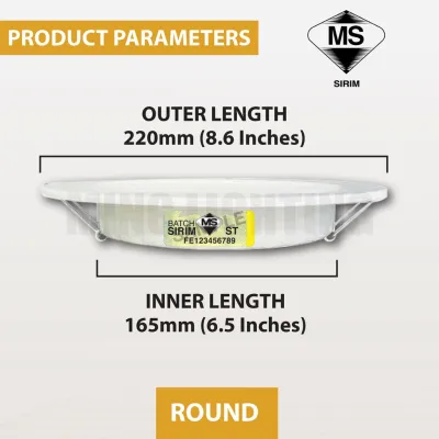 [SIRIM] LED Downlight 24W Round Square Recessed Ceiling Down Lights Room Light Home Lighting White Lampu Siling Rumah
