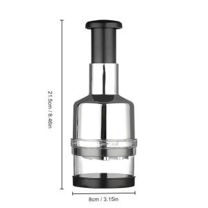 Pressed Garlic Chopper Electroplate Garlic Onion Cutter Chop Tomato Crusher Fruit Vegetable Tools Home Kitchen Gadgets 1pc