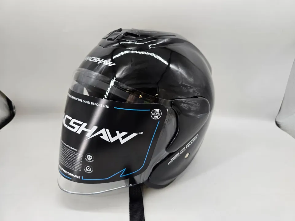 Gracshaw G919I Glazzo Black Diamond Open Face Helmet (single visor