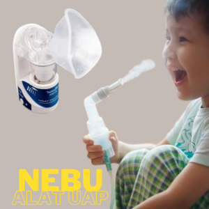 Nebulizer Alat Uap Portable Anak Bayi Dewasa Nebu Terapi Sesak Nafas Asma Batuk