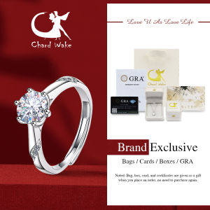 Chard Wake Cincin Wanita Original Korea Sertifikat GRA Adjustable Rings Wanita Lamaran Pernikahan Perhiasan Hadiah