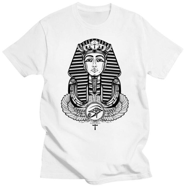 Egyptian Pharoah With Winged Ankh Symbol Mens Tshirt Egypt Pagan | Lazada