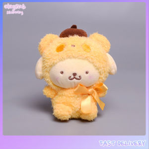 elegantstunning Plush Doll Cute Cartoon Transformed Panda Kuromi Melody Cinnamoroll Plush Doll Pendant