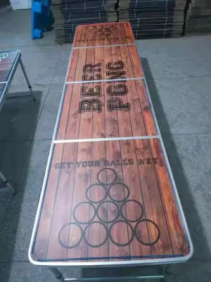 Beerpong table with 24 pcs and 24 pcs Balls (complete set) / fit for your bar and personal use / cod