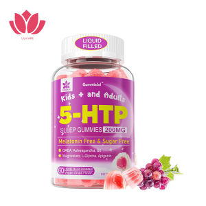 [COD]  Lilicare 5HTP Gummies with Magnesium Glycinate - Melatonin Free Sleep Gummies for Adults & Kids 8+ GABA L-Glycine Ashwagandha B6 For SleepBrain & Muscle RelaxationFocusWake Up Energized 60Cts