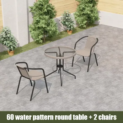 Coospro Outdoor Furniture Garden Set Outside Table and Chairs for Balcony＆Terrace